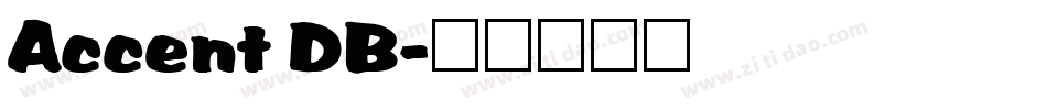 Accent DB字体转换